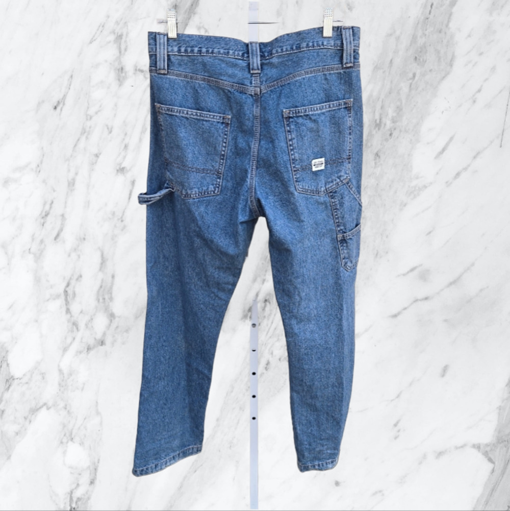Levi's Signature Mens Carpenter Utility Jeans Medium Wash Workwear size 32